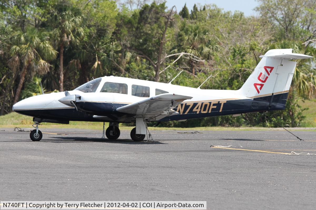 N740FT, 1979 Piper PA-44-180 Seminole C/N 44-7995084, At Merritt Island Airport, Merritt Island FL USA