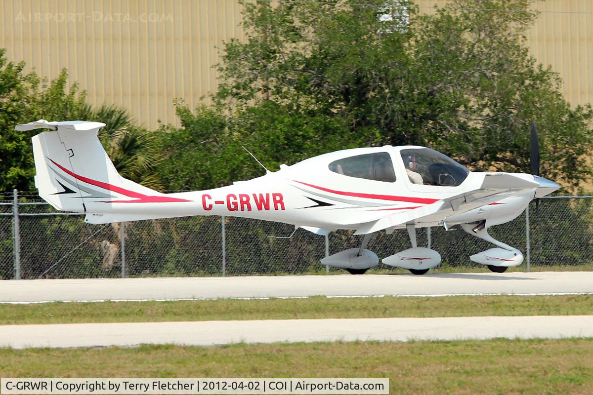 C-GRWR, 2011 Diamond DA-40 Diamond Star C/N 40.1124, At Merritt Island Airport, Merritt Island FL USA