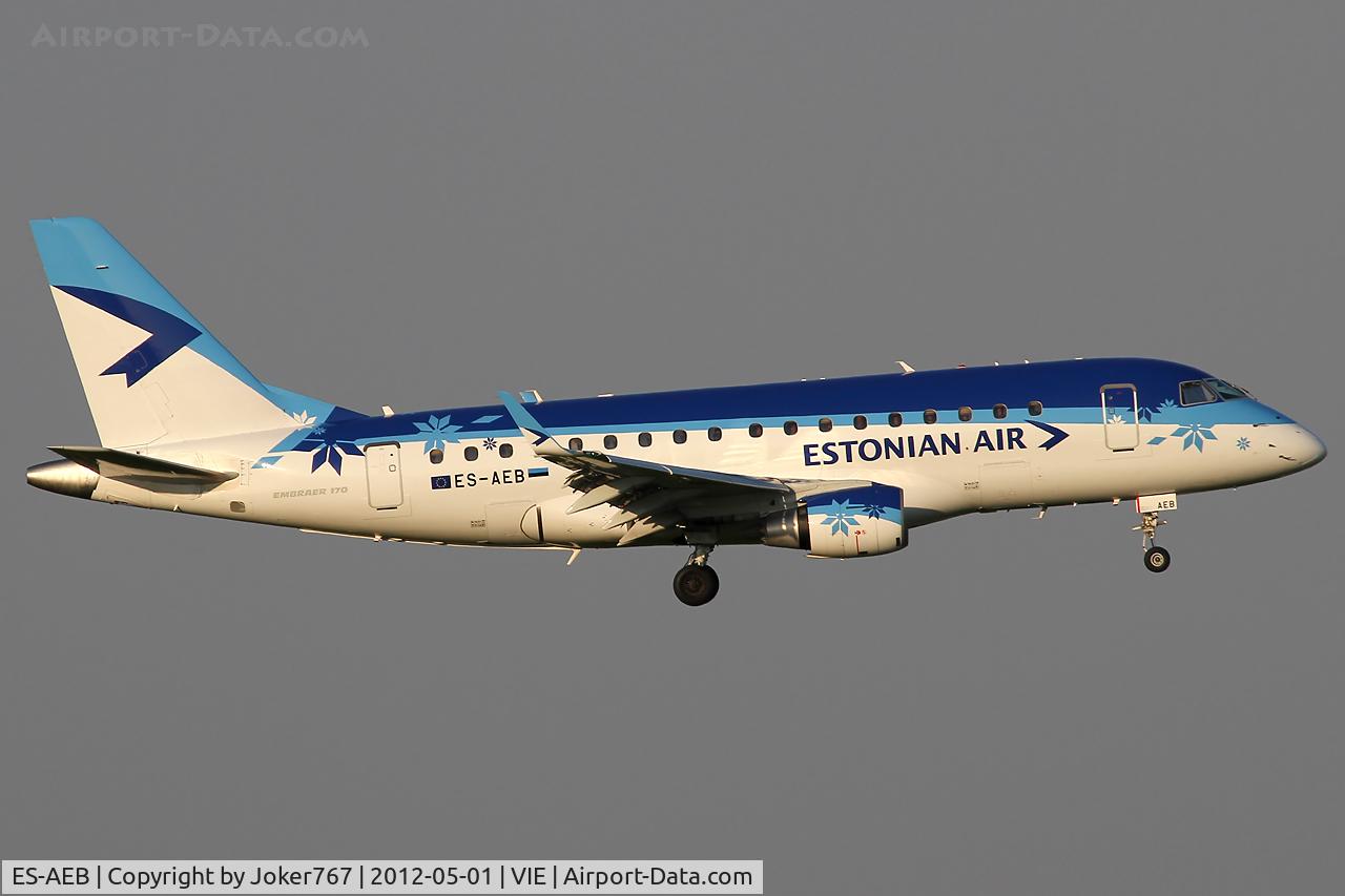 ES-AEB, 2005 Embraer 170LR (ERJ-170-100LR) C/N 17000106, Estonian Air