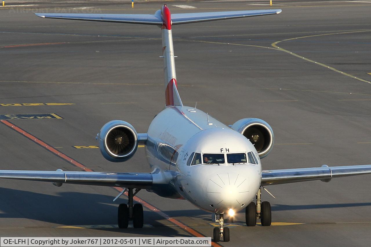 OE-LFH, 1995 Fokker 70 (F-28-0070) C/N 11554, Austrian arrows