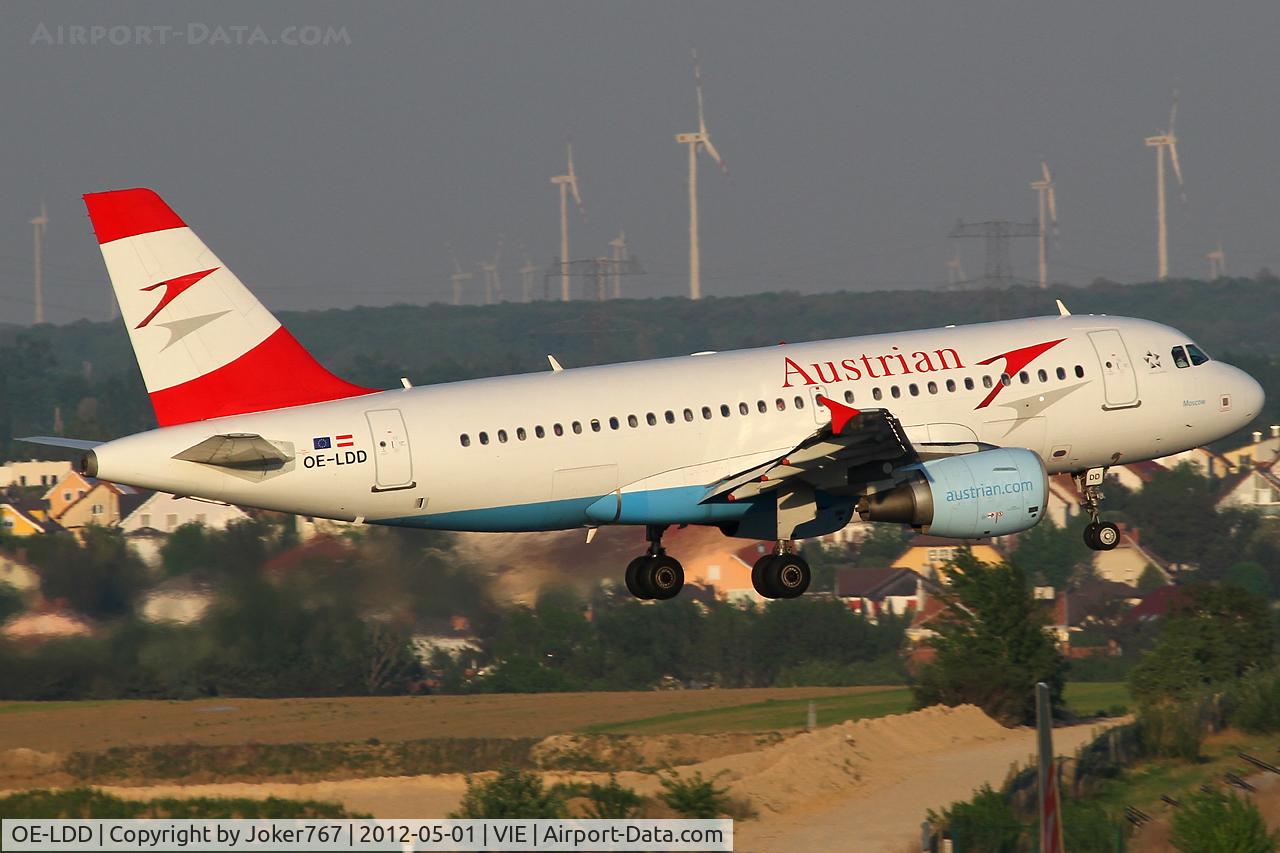 OE-LDD, 2005 Airbus A319-112 C/N 2416, Austrian Airlines