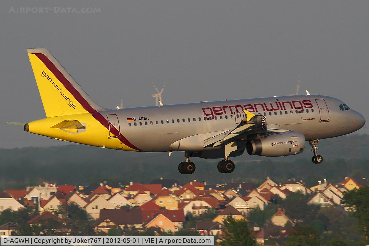 D-AGWH, 2007 Airbus A319-132 C/N 3352, Germanwings