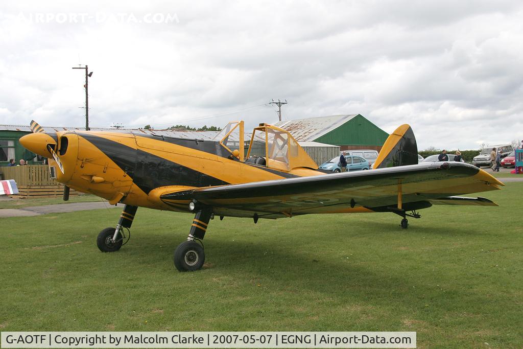 G-AOTF, 1950 De Havilland DHC-1 Chipmunk 23 (Lycoming) C/N C1/0015, De Havilland DHC-1 Chipmunk 23 at Bagby Airfield's May Fly-In in 2007.