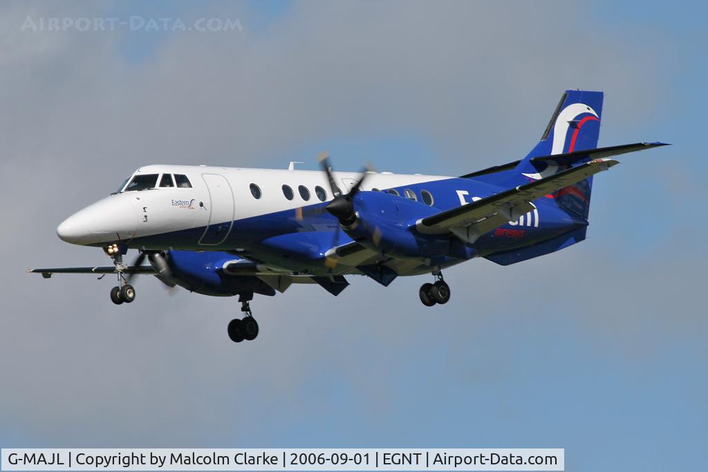 G-MAJL, 1996 British Aerospace Jetstream 41 C/N 41087, British Aerospace Jetstream 41, Newcastle Airport. September 2006.