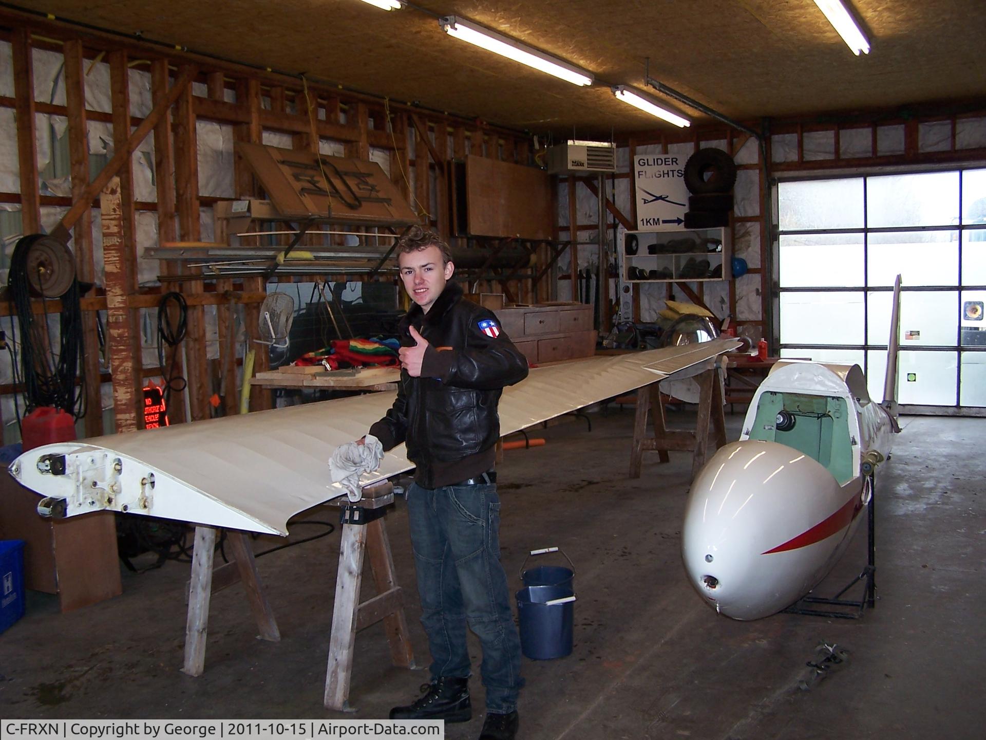C-FRXN, 1965 Schleicher Ka-6CR Rhonsegler C/N 6391, the day i brought her