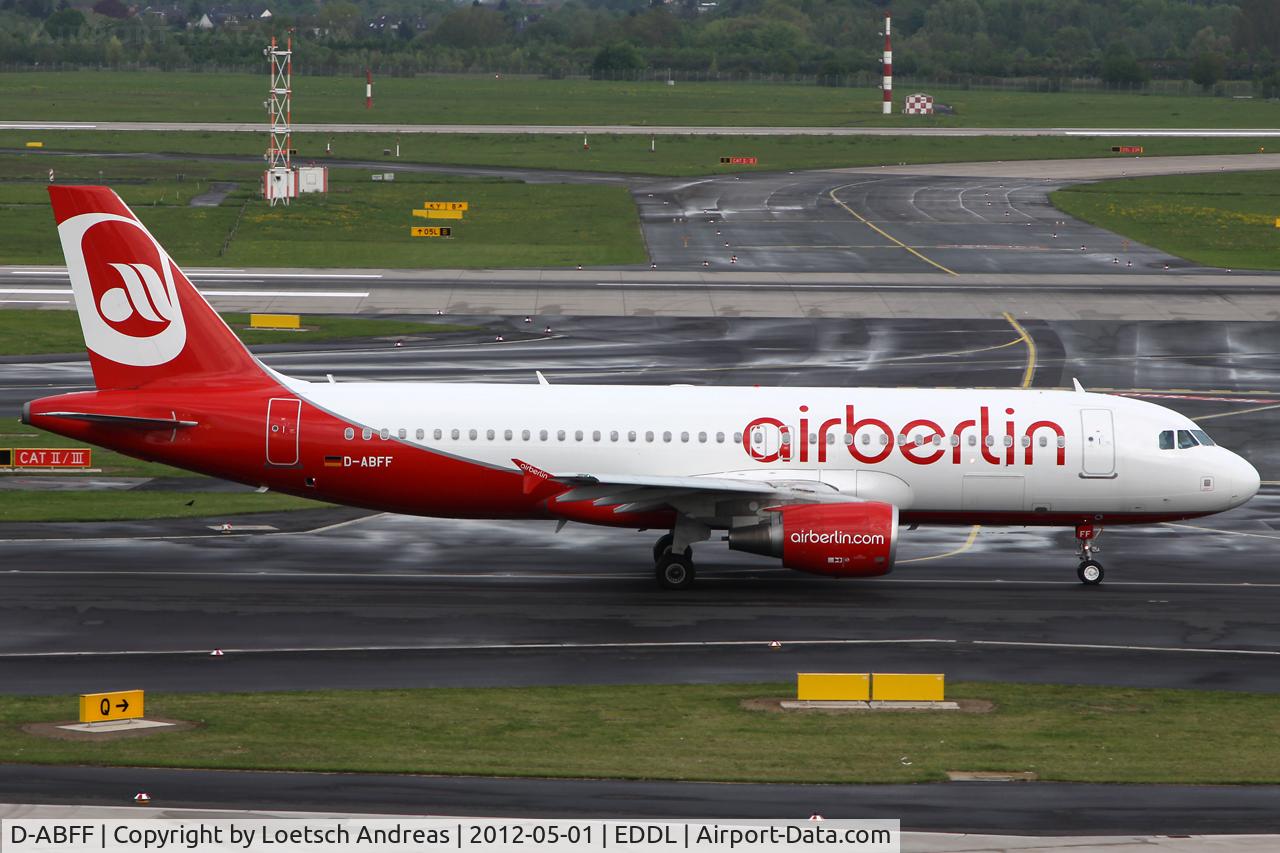 D-ABFF, 2010 Airbus A320-214 C/N 4329, AB8840 Dusseldorf to Roma, Fiumicino (FCO)