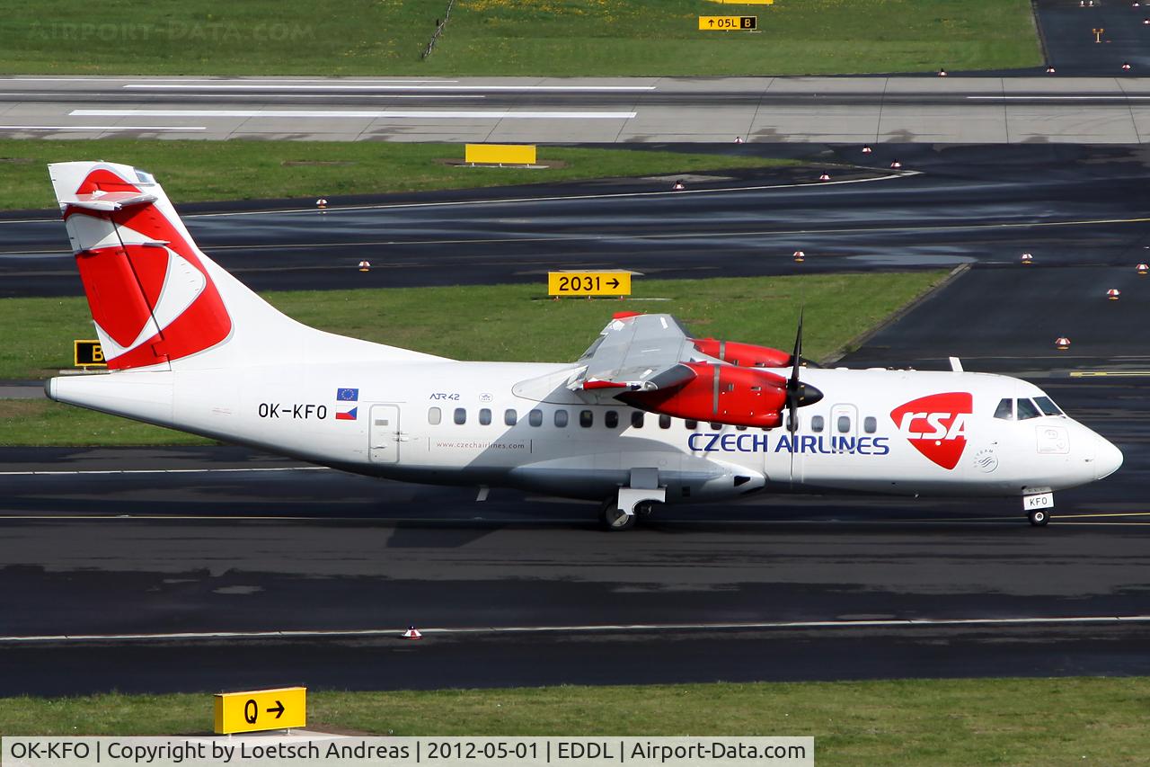 OK-KFO, 2005 ATR 42-500 C/N 633, OK523 Dusseldorf to Praha