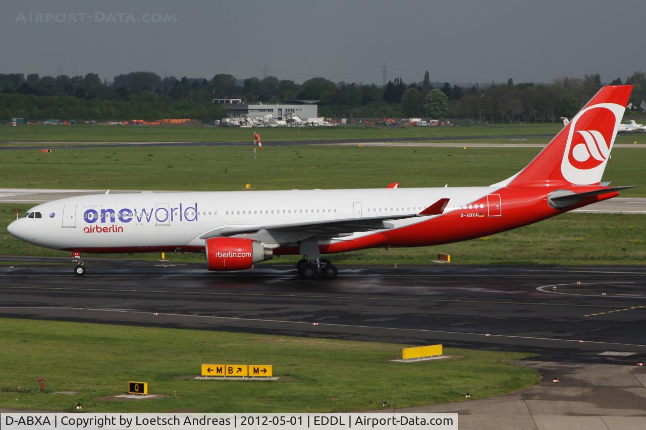 D-ABXA, 1999 Airbus A330-223 C/N 288, AB9415 Palma de Mallorca Son San Juan (PMI) to Dusseldorf Dusseldorf (DUS)