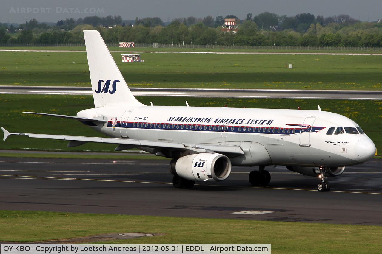 OY-KBO, 2006 Airbus A319-131 C/N 2850, SK1630 Dusseldorf to Copenhagen (CPH)