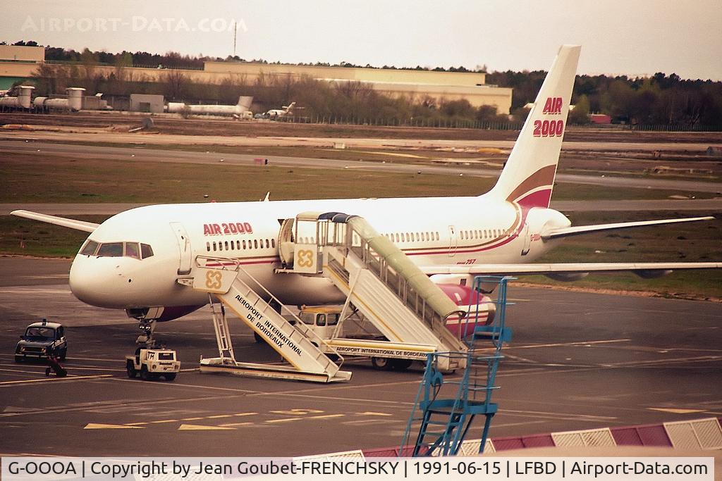 G-OOOA, 1987 Boeing 757-28A C/N 23767, chater to Palma