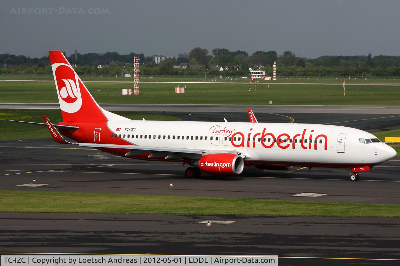 TC-IZC, 2009 Boeing 737-86J C/N 37745, AB2355 Dusseldorf to Antalya (AYT)