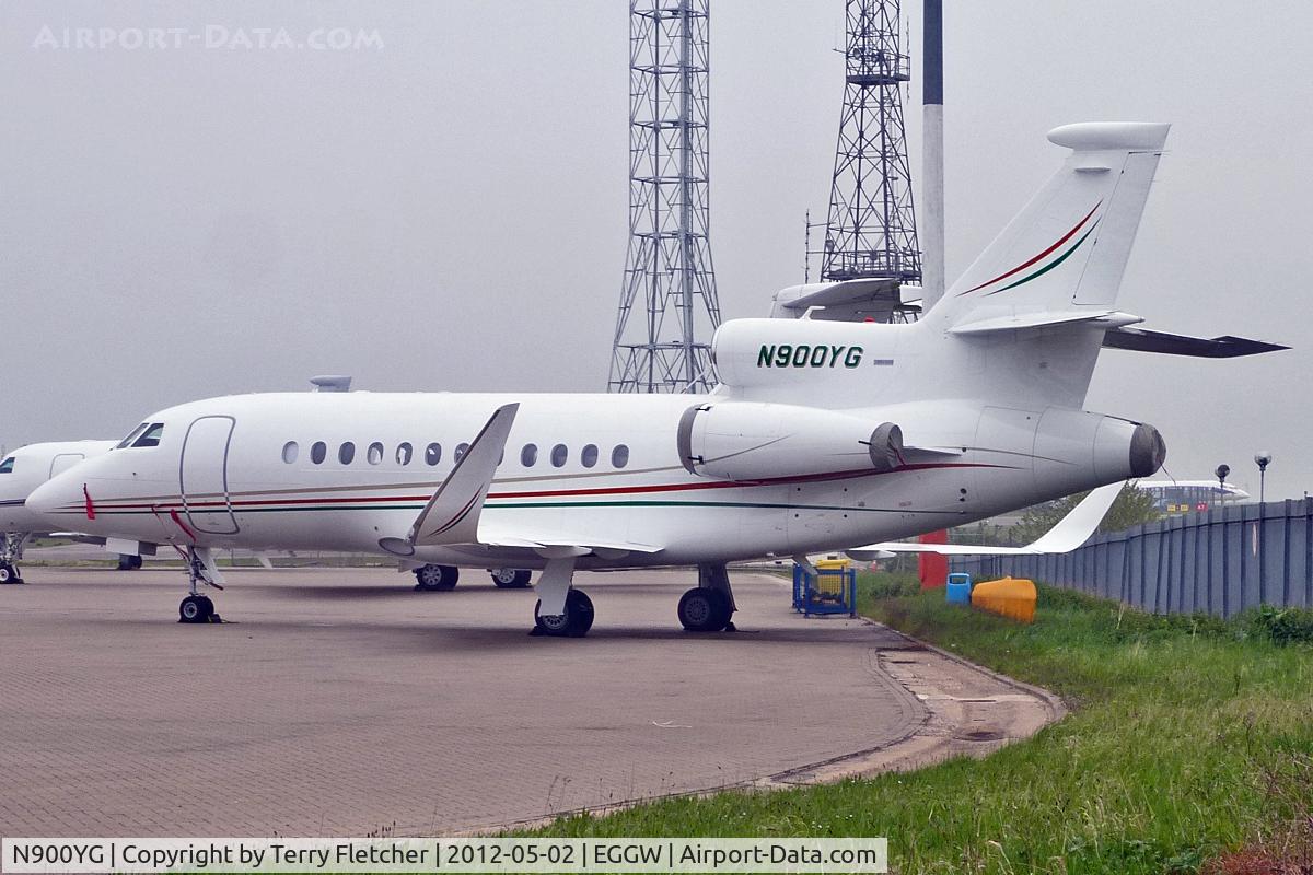 N900YG, Dassault Falcon 900EX C/N 246, At London Luton Airport