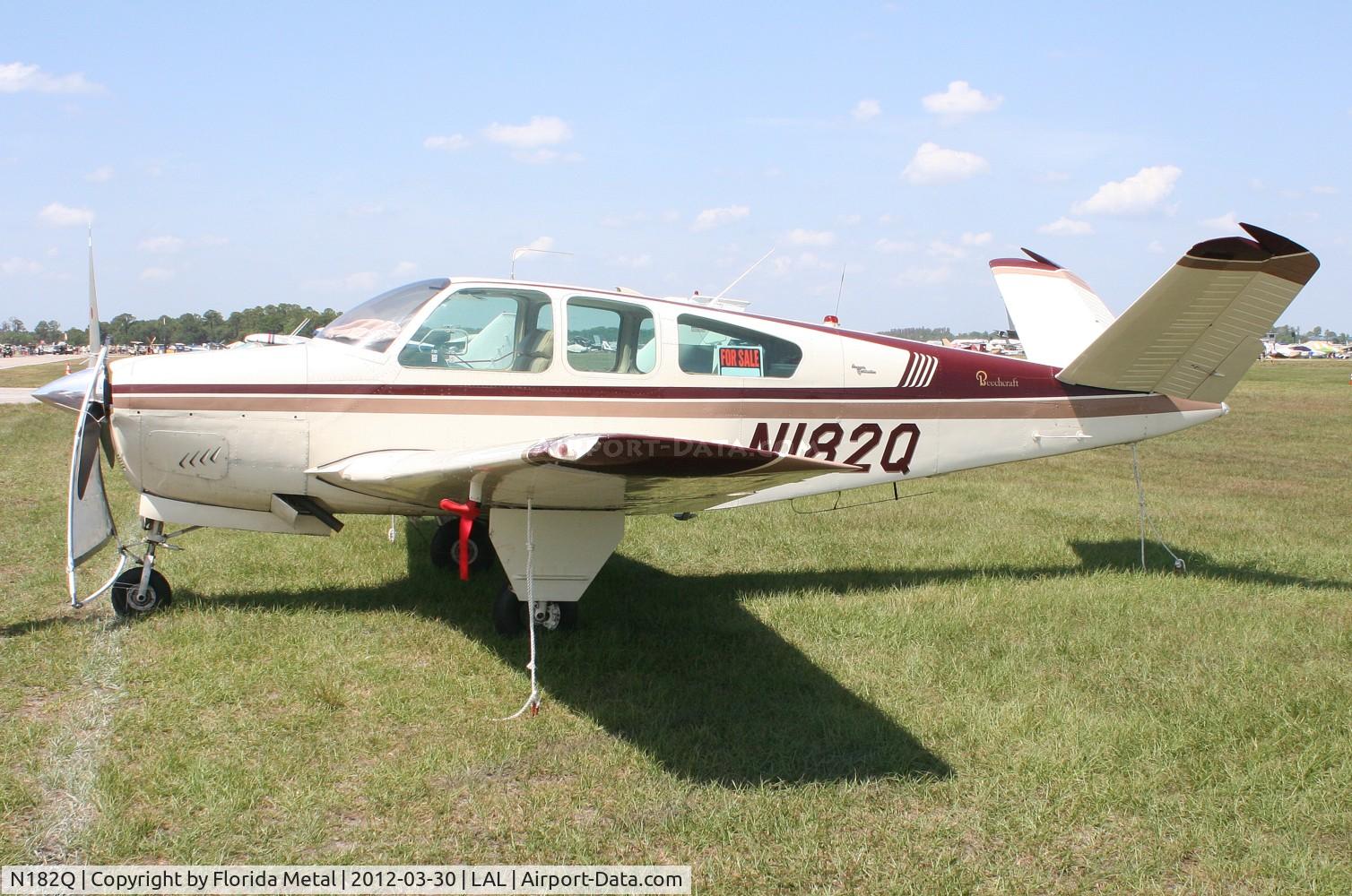 N182Q, 1964 Beech S35 Bonanza C/N D-7646, Beech S35 Bonanza