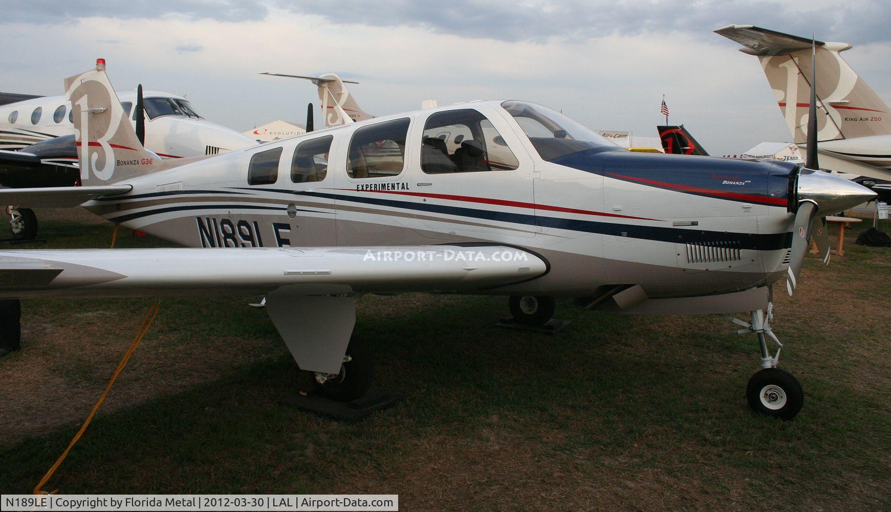 N189LE, 2011 Beech G36 Bonanza C/N E-3957, Beech G36