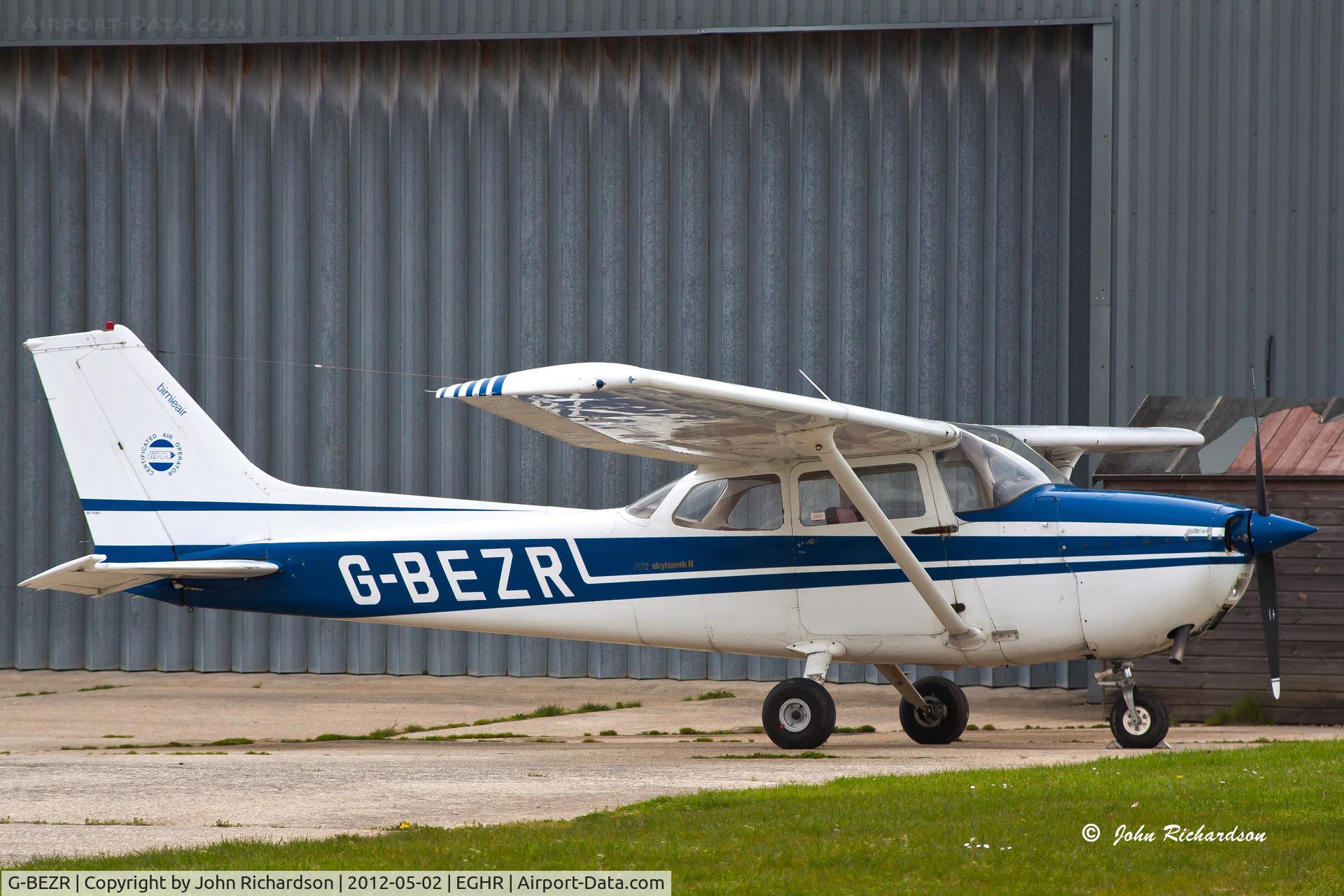 G-BEZR, 1976 Reims F172M ll Skyhawk C/N 1395, Outside Hangar 1