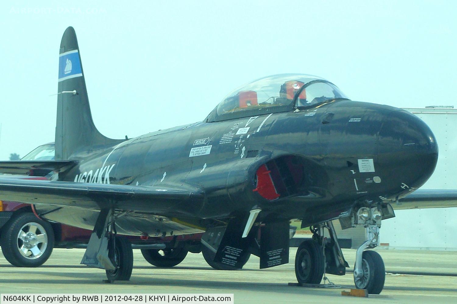 N604KK, Canadair CT-133 Silver Star 3 C/N T33-604 (133604), Parked