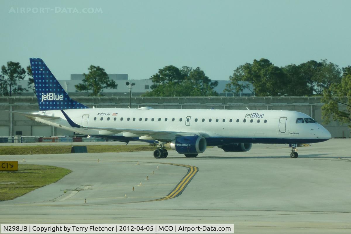 N298JB, 2009 Embraer 190AR (ERJ-190-100IGW) C/N 19000249, At Orlando International , Florida