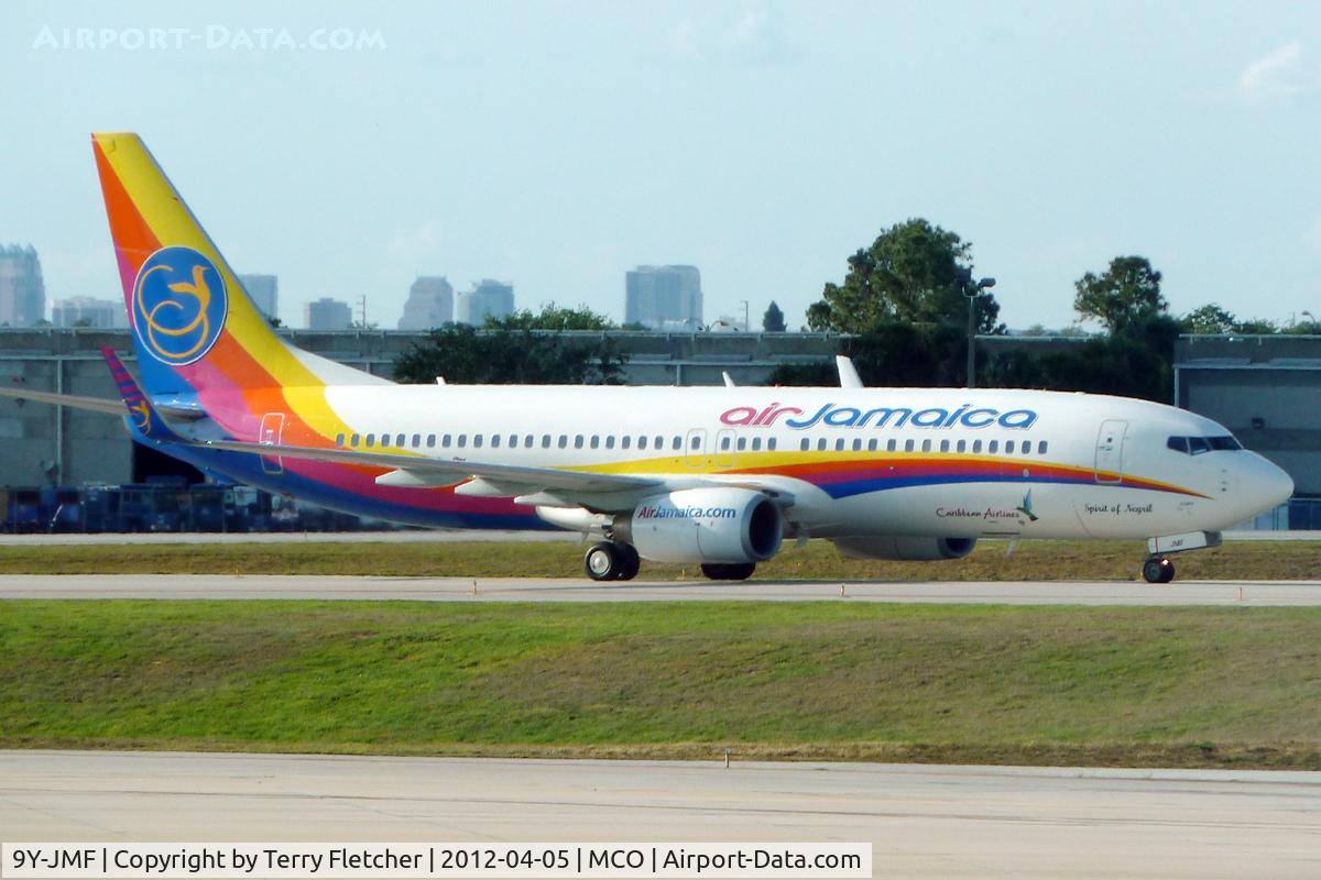 9Y-JMF, 2007 Boeing 737-8Q8 C/N 30730, At Orlando International , Florida