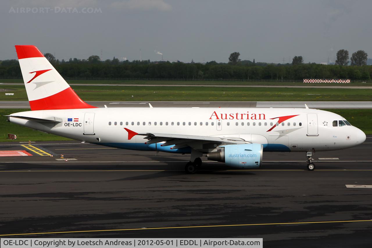 OE-LDC, 2004 Airbus A319-112 C/N 2262, AUA151 Vienna (VIE) to Dusseldorf