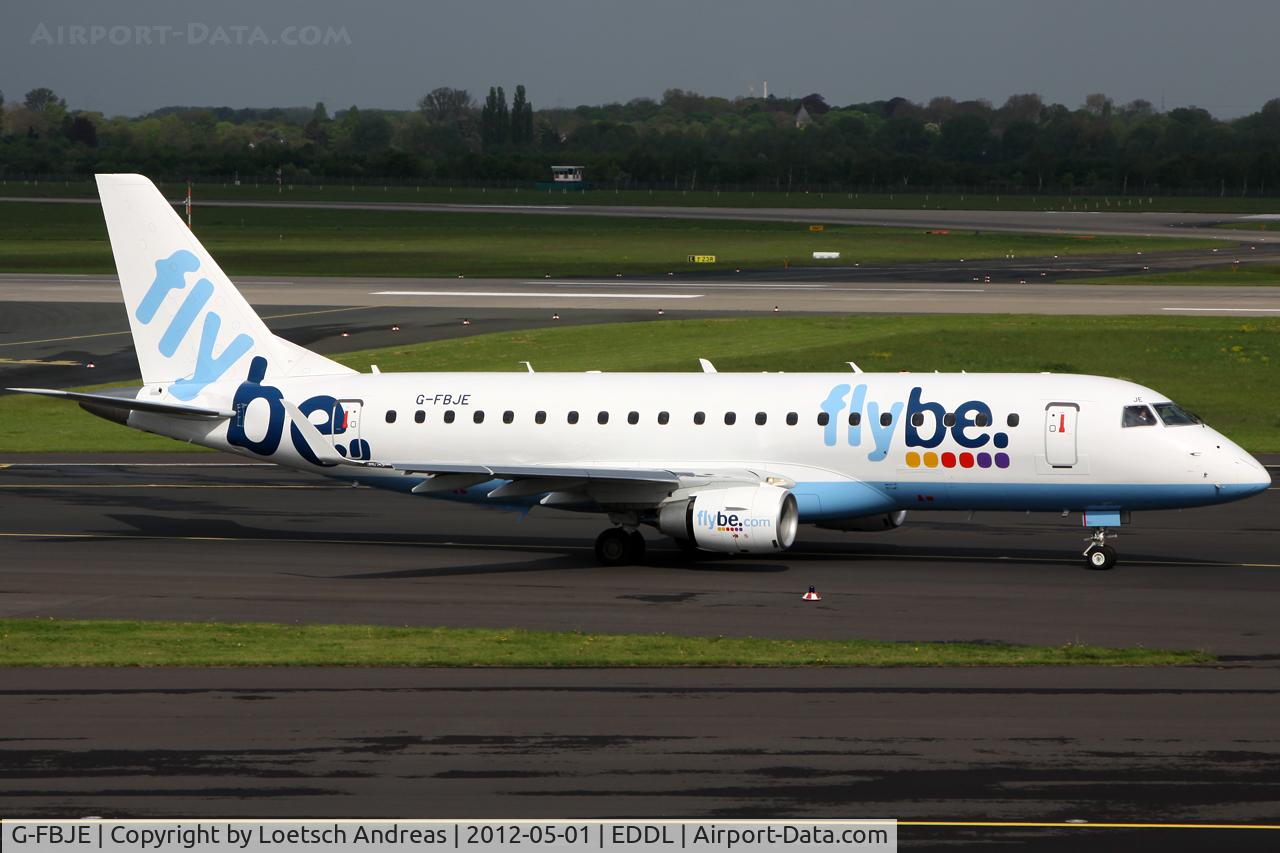 G-FBJE, 2012 Embraer 175STD (ERJ-170-200) C/N 17000336, BEE7214 Dusseldorf to Manchester, Ringway (MAN)