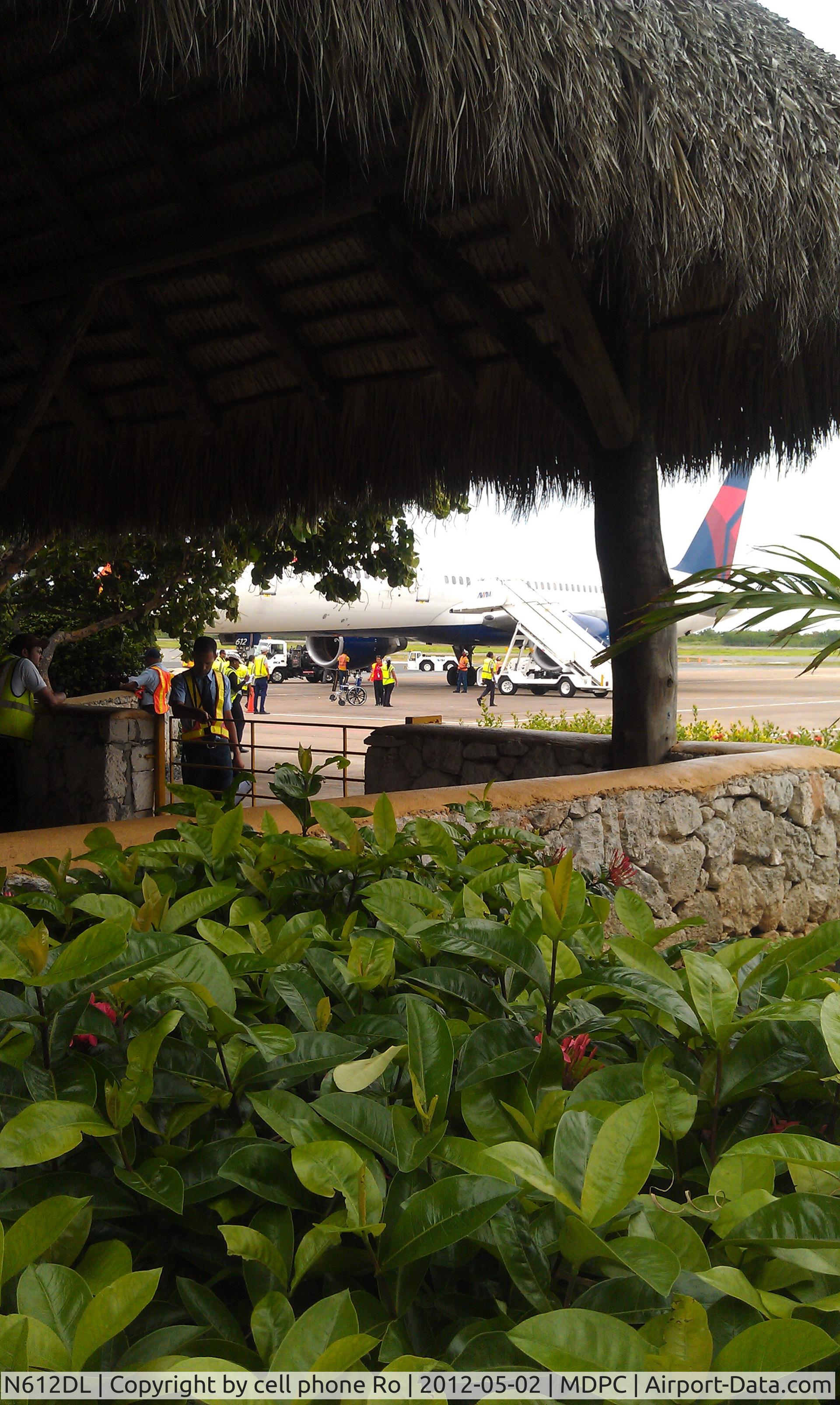 N612DL, 1985 Boeing 757-232 C/N 22819, Puj punta cana, May 2 2012.  13:00