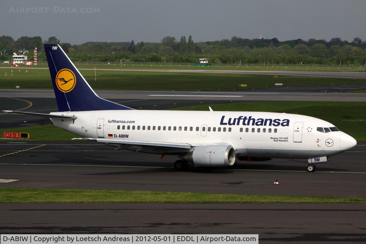 D-ABIW, 1991 Boeing 737-530 C/N 24945, DLH2732 Dusseldorf to Berlin, Tegel (TXL)