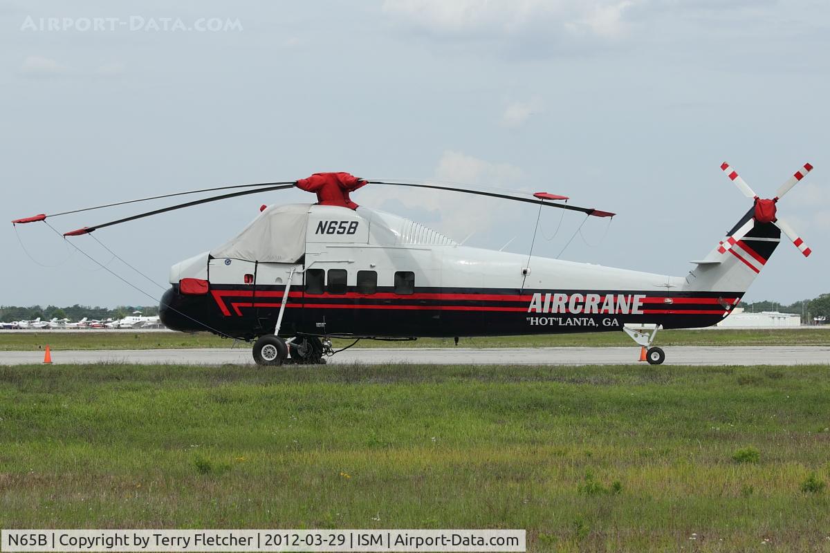 N65B, Sikorsky S-58JT C/N 58-1589, ex USAF 58-1589 At Kissimmee Gateway Airport, Florida