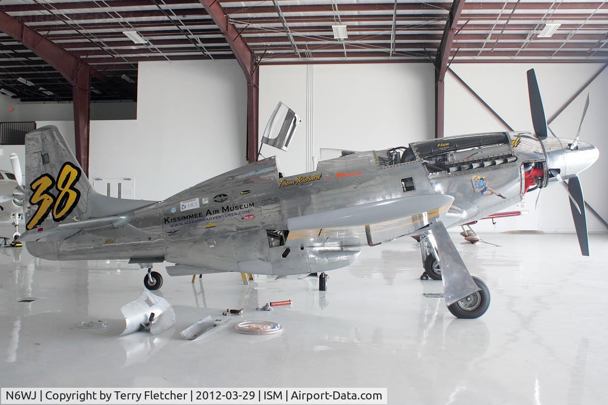 N6WJ, North American P-51 XR C/N 44-88, At Kissimmee Gateway Airport, Florida