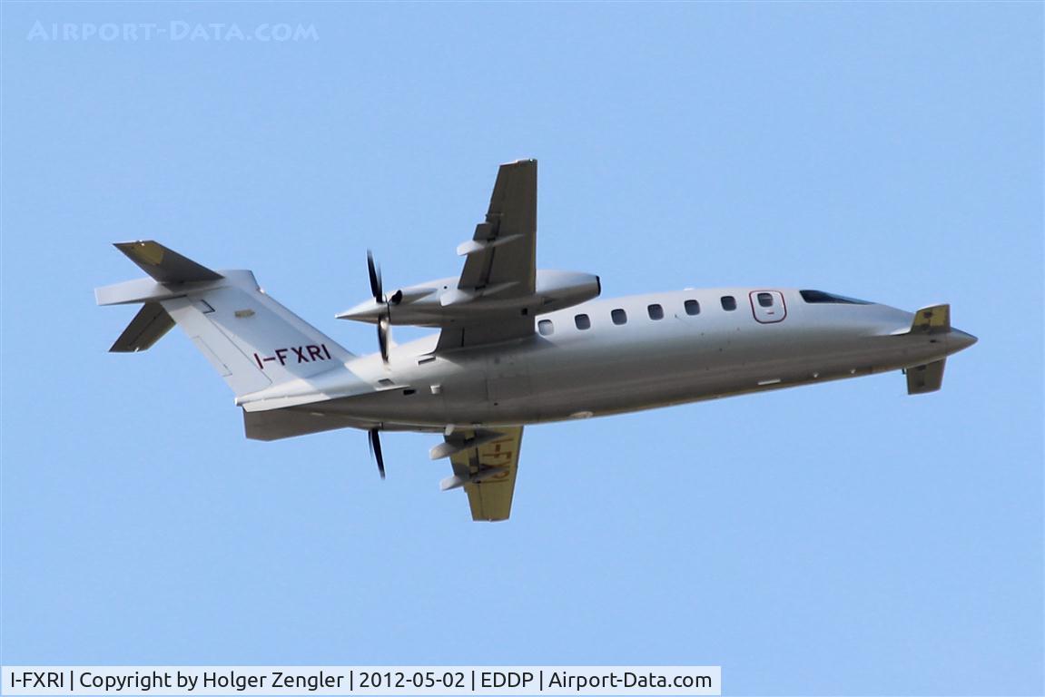 I-FXRI, 2009 Piaggio P-180 Avanti II C/N 1189, On the right time at the right place - I´ve got a really strange kind of airplane taking off on rwy 08L of LEJ/EDDP!!!