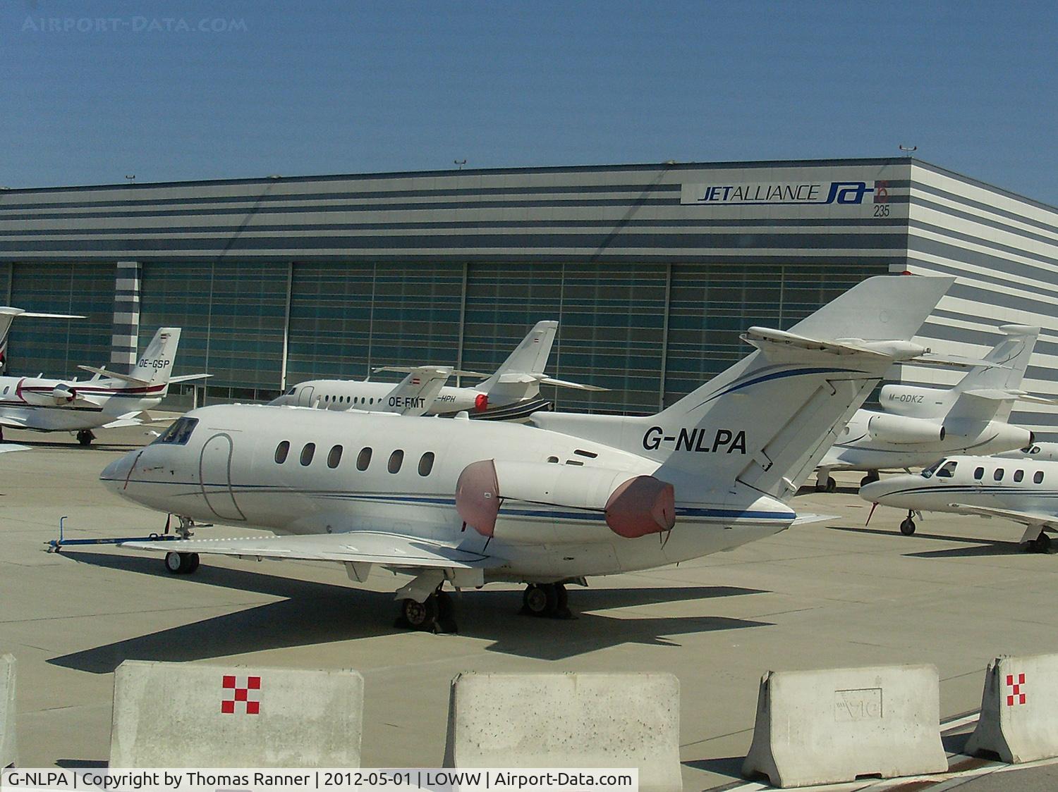 G-NLPA, 2008 Hawker 750 C/N HB-14, Hangar 8 Hawker 750
