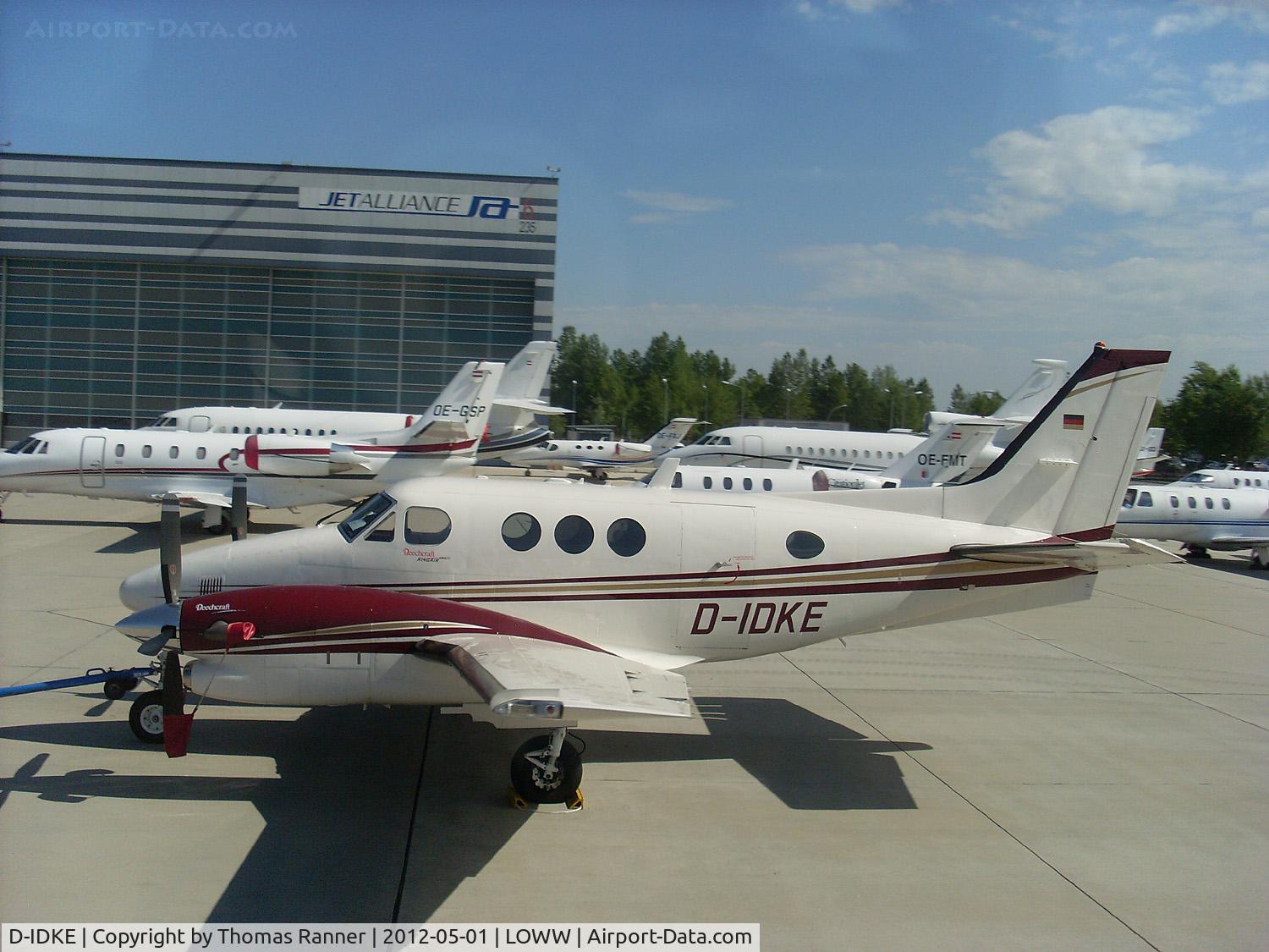 D-IDKE, 2008 Hawker Beechcraft C90GTI King Air King Air C/N LJ-1865, Beech King Air