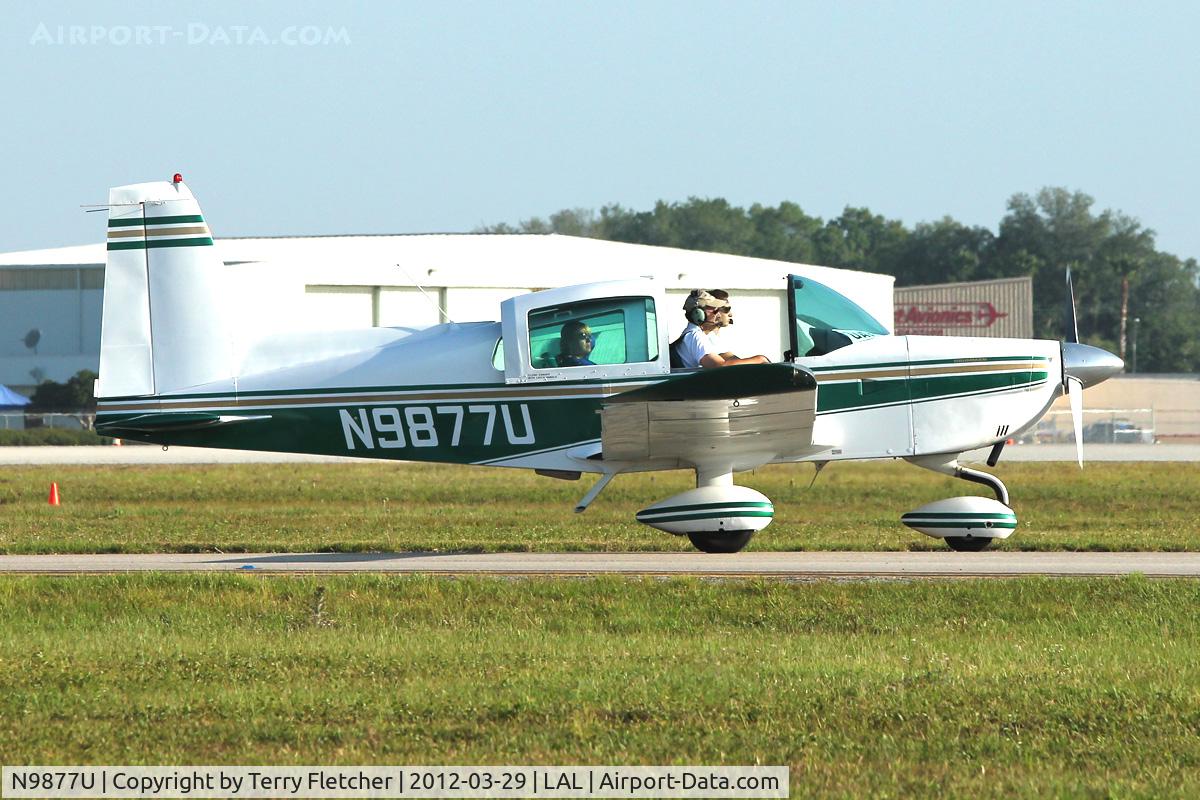 N9877U, 1976 Grumman American AA-5A Cheetah C/N AA5A0277, At 2012 Sun N Fun , Lakeland , Florida