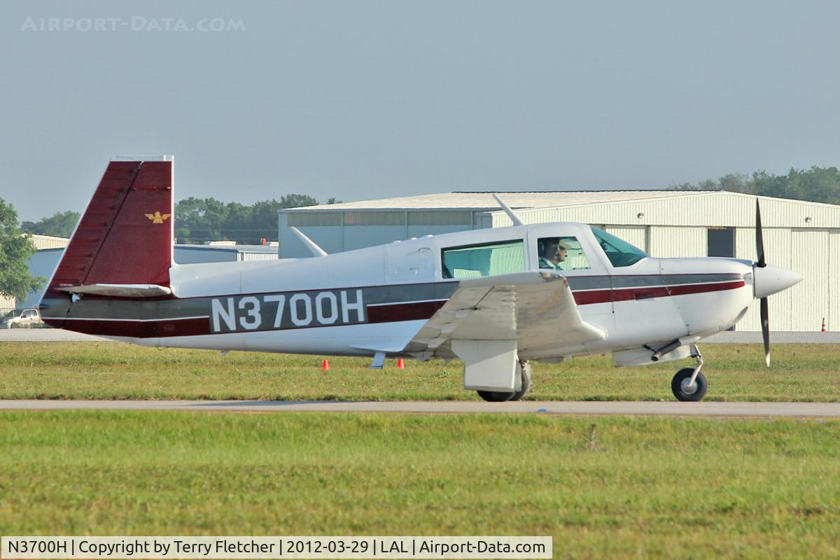 N3700H, 1980 Mooney M20J 201 C/N 24-1038, At 2012 Sun N Fun , Lakeland , Florida