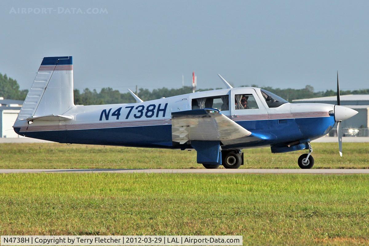 N4738H, 1979 Mooney M20J 201 C/N 24-0831, At 2012 Sun N Fun , Lakeland , Florida