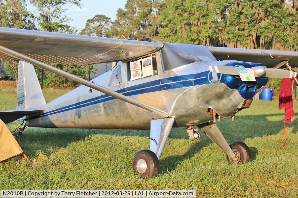 N2010B, 1948 Luscombe 8A C/N 6437, At 2012 Sun N Fun , Lakeland , Florida