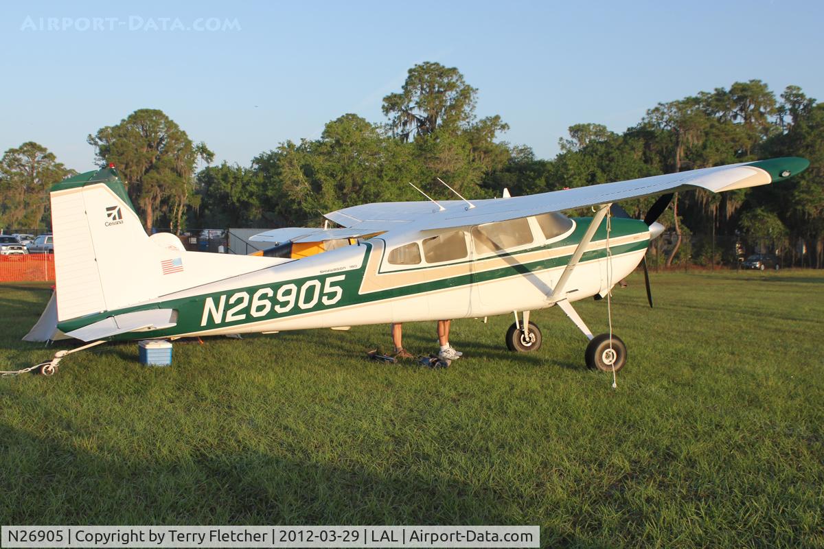 N26905, Cessna 180 C/N 18051354, At 2012 Sun N Fun , Lakeland , Florida