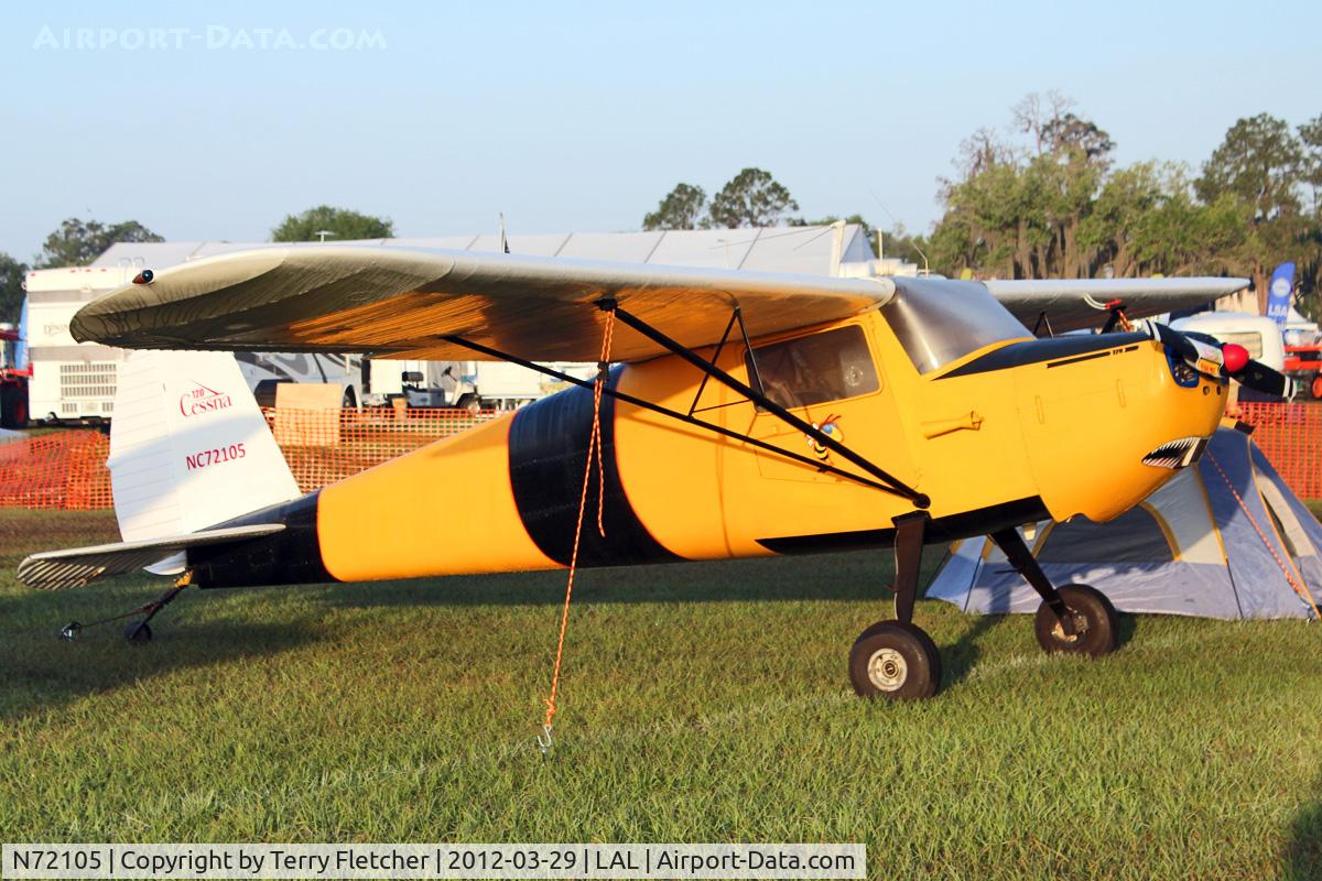 N72105, 1946 Cessna 120 C/N 9270, At 2012 Sun N Fun , Lakeland , Florida