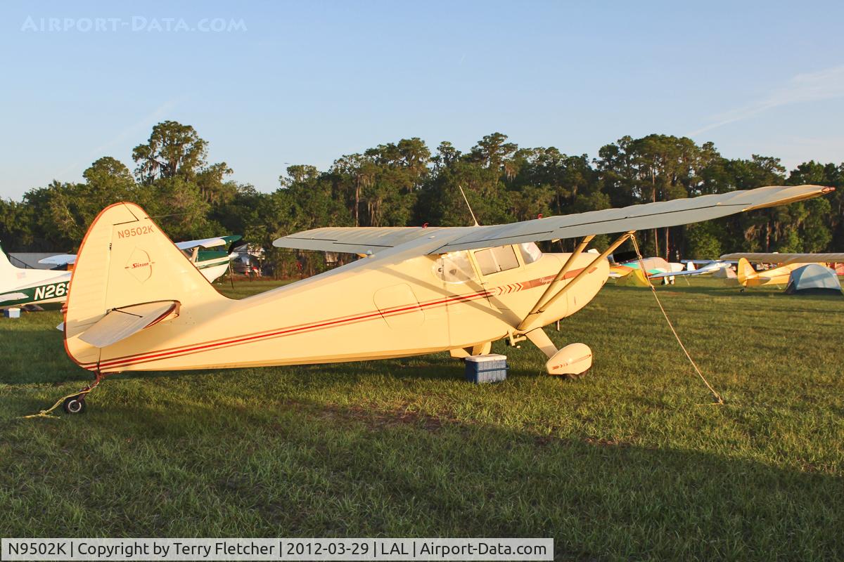 N9502K, 1947 Stinson 108-2 Voyager C/N 108-2502, At 2012 Sun N Fun , Lakeland , Florida