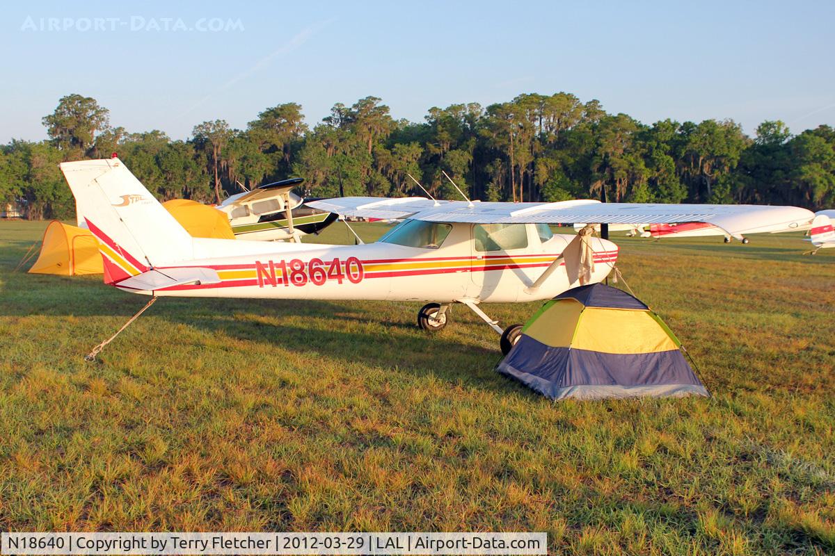 N18640, 1972 Cessna 150L C/N 15074008, At 2012 Sun N Fun , Lakeland , Florida