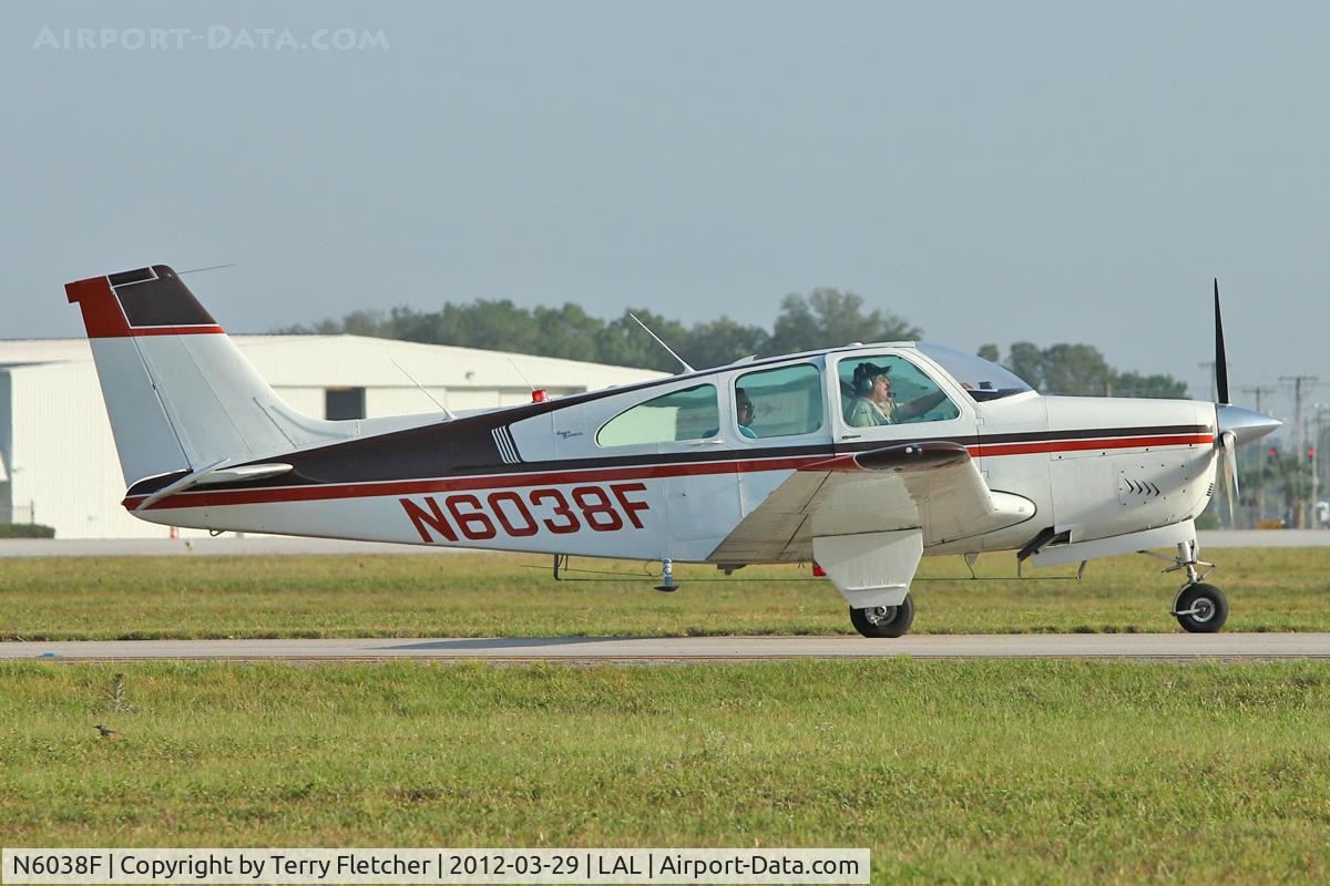 N6038F, 1965 Beech 35-C33 Debonair C/N CD-881, At 2012 Sun N Fun , Lakeland , Florida