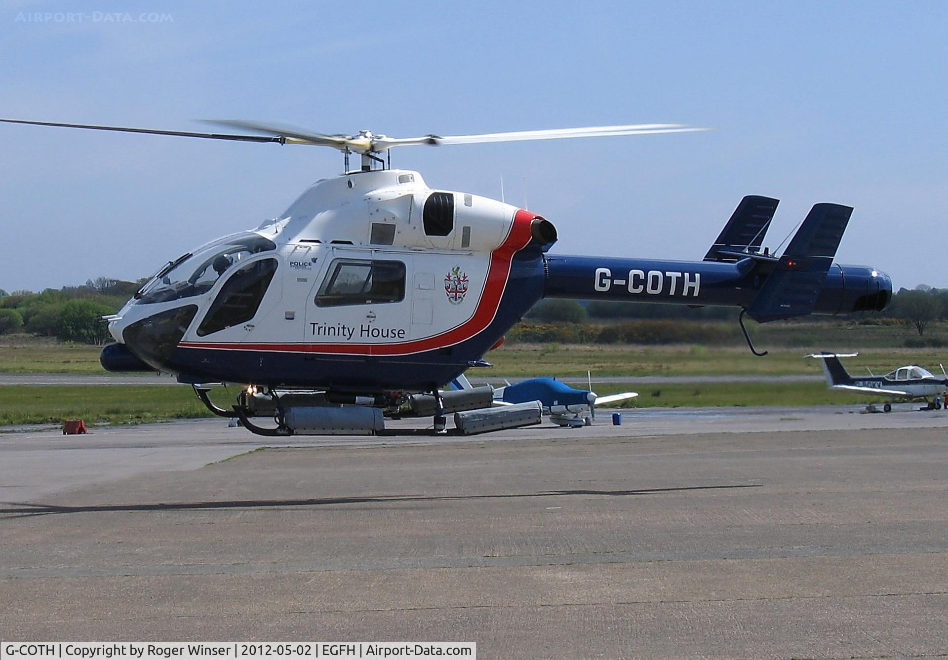G-COTH, 2001 MD Helicopters MD-900 Explorer C/N 900-00085, Visiting Trinity House Explorer helicopter.