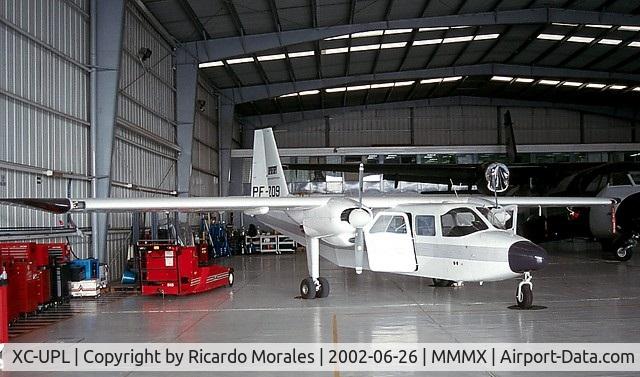 XC-UPL, 1973 Britten-Norman BN-2A-8R Islander C/N 323, ex-N96CA, XC-COJ, XC-UPL Policia Federal Preventiva PF-209.THIS AIRPLANE ENTERED INTO AUCTION IN FEBRUARY 2003 YOUR CURRENT LOCATION UNKNOWN