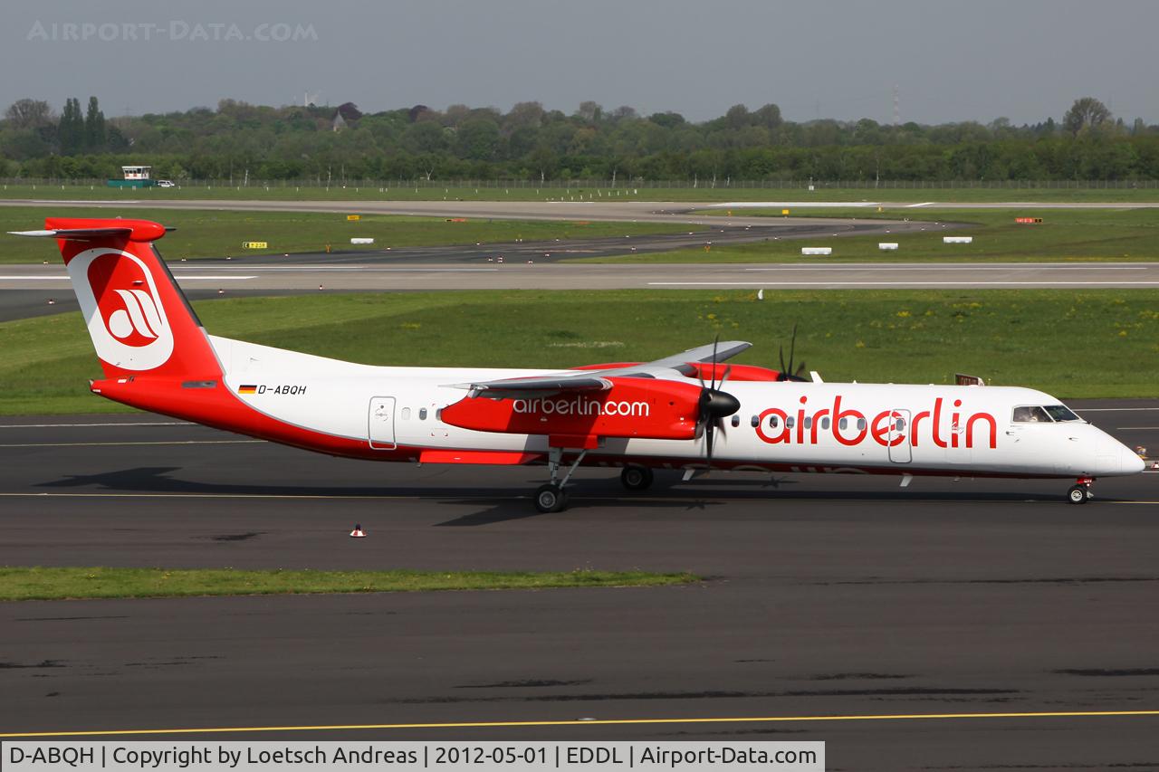 D-ABQH, 2009 De Havilland Canada DHC-8-402 Dash 8 C/N 4256, BER6890 Dusseldorf to Westerland, Sylt (GWT)