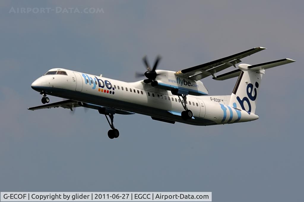 G-ECOF, 2008 De Havilland Canada DHC-8-402Q Dash 8 C/N 4216, Finals 24