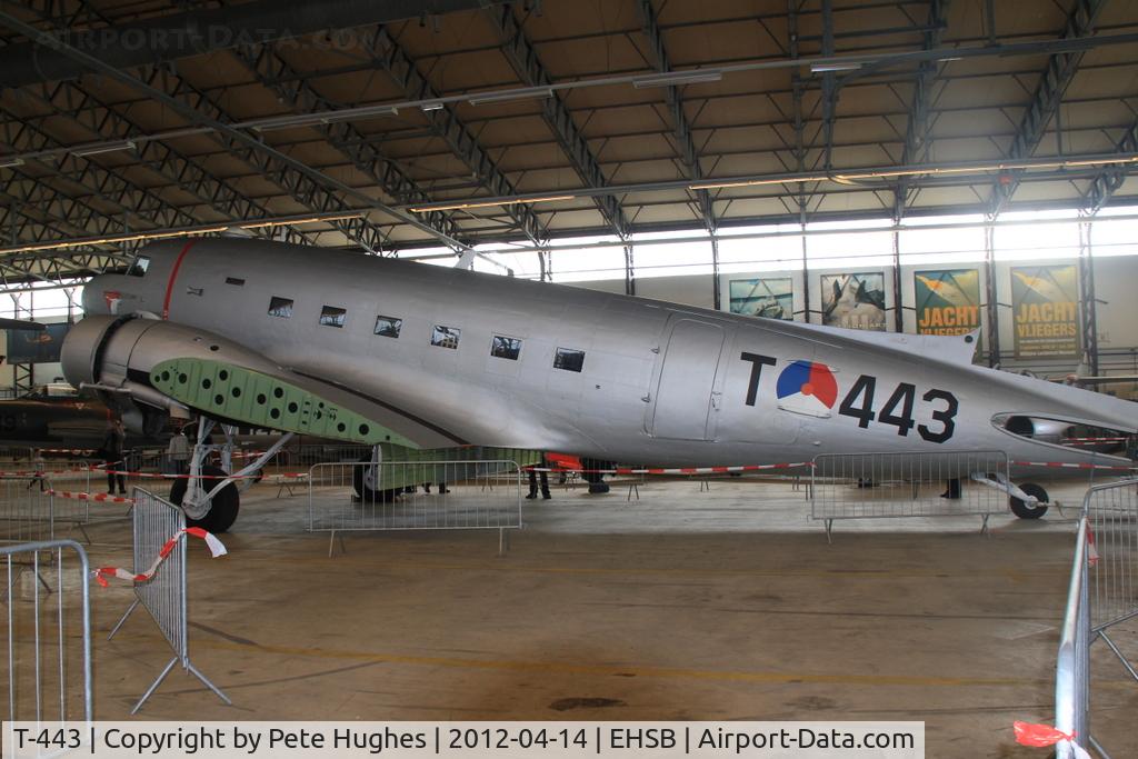 T-443, 1943 Douglas C-47A Skytrain C/N 20118, T-443 seen at Soesterberg in the MLM store