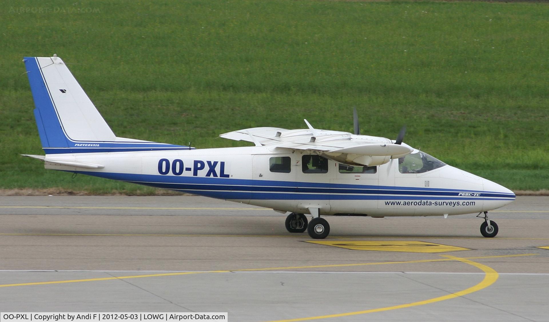 OO-PXL, 1981 Partenavia P-68C-TC Victor C/N 245-08-TC, Aerodata International Surveys Partenavia P.68C-TC