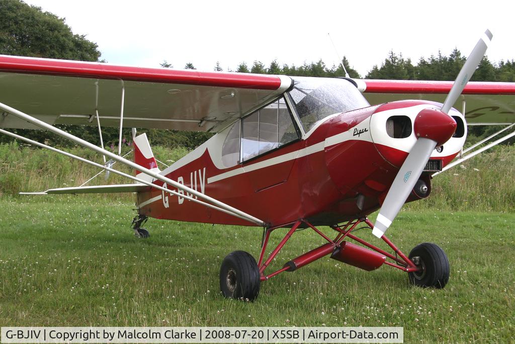 G-BJIV, 1965 Piper PA-18-150 Super Cub C/N 18-8262, Piper PA-18-150 Super Cub, Sutton Bank UK, July 2008.