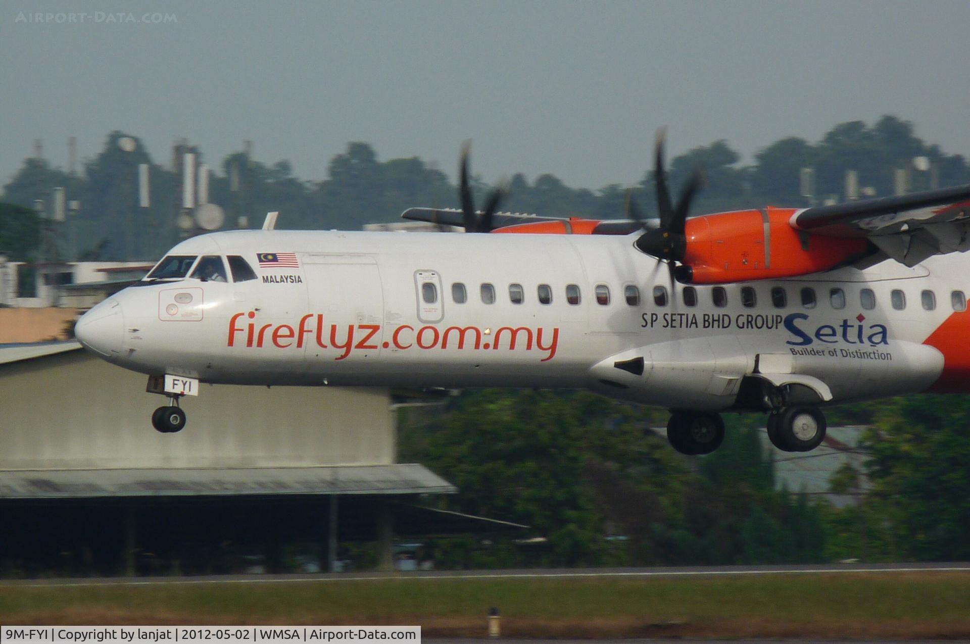 9M-FYI, 2010 ATR 72-212A C/N 935, Close up