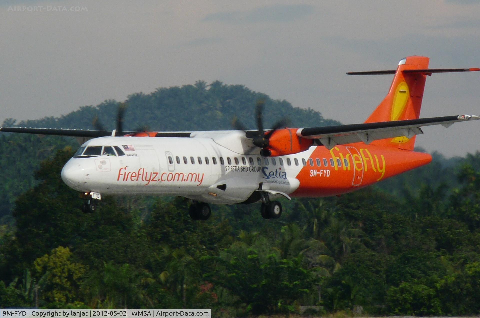 9M-FYD, 2008 ATR 72-212A C/N 830, close up