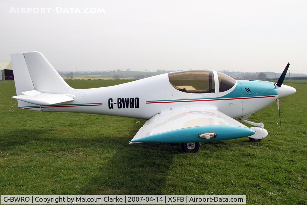 G-BWRO, 1997 Europa Tri-Gear C/N PFA 247-12849, Europa, Fishburn Airfield, April 2007.
